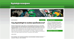 Desktop Screenshot of dysleksja.infoabc.pl